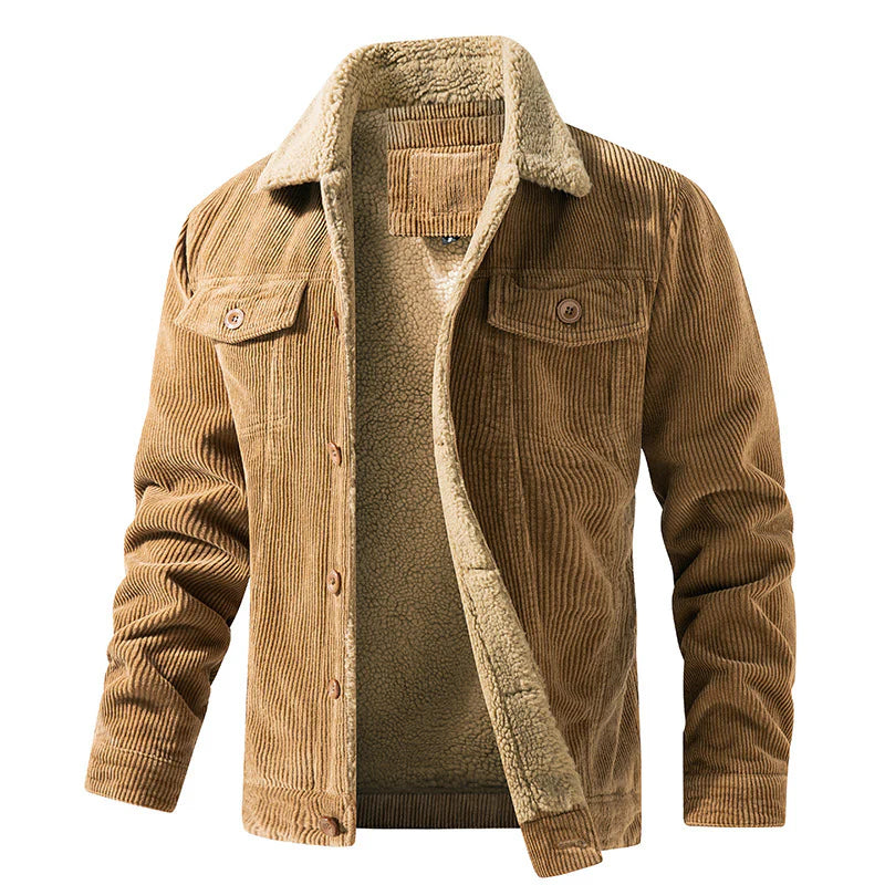 Men's Classic Fleece Lined Corduroy Jacket