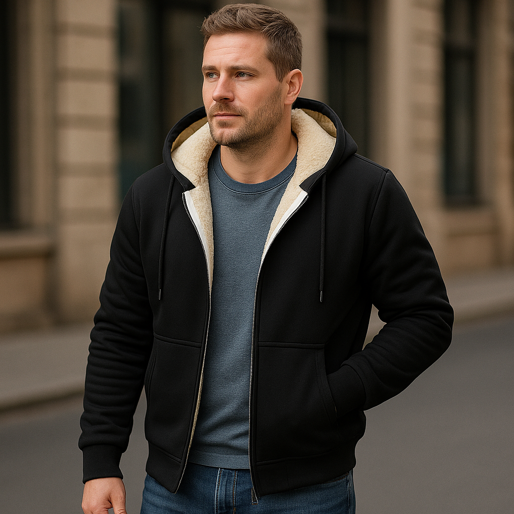 Men's Winter Warm Thicken Inner Fleece Hoodie