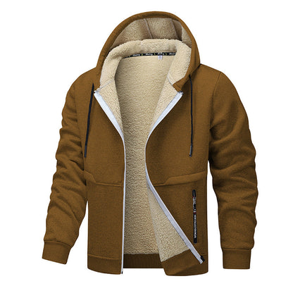 Men's Winter Warm Thicken Inner Fleece Hoodie