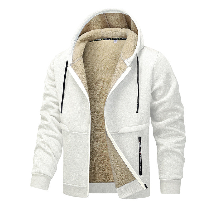 Men's Winter Warm Thicken Inner Fleece Hoodie